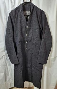 未使用　DEVOA　チェスターコート　ジャガード　アナトミカルパターン 未使用 DEVOA チェスターコート ジャガード アナトミカルパターン