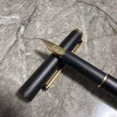MONTBLANC モンブラン 万年筆 ノブレス スリムライン マットブラック