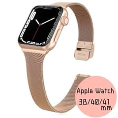 Apple Watch 여성 벨트 메탈 밴드 로즈 골드 신품
