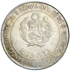 Per-002 ペルー ペルー日本通商関係100周年記念 100ソル銀貨 Per-002 ペルー ペルー日本通商関係100周年記念 100ソル銀貨 - メルカリ