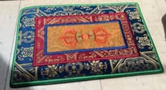 チベット仏教 金剛杵 刺繍 敷物 マットのサムネイル