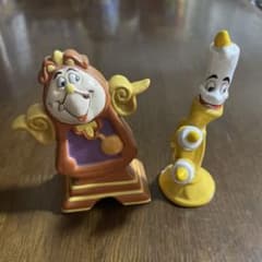 ディズニー 美女と野獣 ルミエール コグスワース 陶器 フィギュア