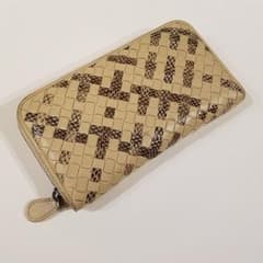 ボッテガヴェネタ 長財布 パイソン×レザーのサムネイル
