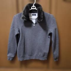 ZARA MAN ダークグレー ハーフジップのサムネイル