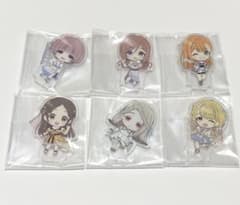 学園アイドルマスター ガシャポン ガチャガチャ アクリルスタンド 6種セット