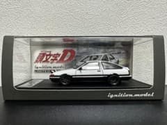ignition model イニシャルD AE86 1/43 ミニカー - メルカリ