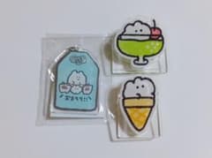 週末値下げ　もくもくちゃん　クリップとお守りセットのサムネイル
