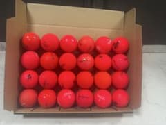 ゴルフボール ロストボール　マットレッド 24個のサムネイル