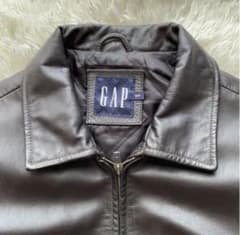 GAP レザー シングルライダースジャケット