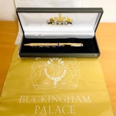 英国 バッキンガム宮殿 ゴールドプレート ボールペン 箱入り ショッパー付き 英国 バッキンガム宮殿 ゴールドプレート ボールペン 箱入り