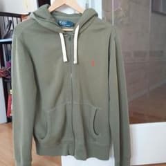 ラルフローレン　カーキ×オレンジ　パーカーのサムネイル
