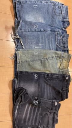 レディース デニムスカート ショートパンツ5本セット まとめ売りのサムネイル