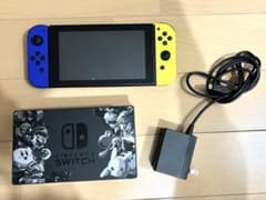 Nintendo Switch 本体 ACアダプター付き　スマブラ限定版　箱無しのサムネイル