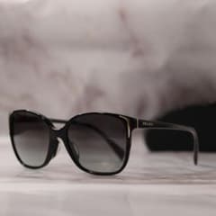 PRADA archive y2k オーバル レトロ モード サングラス レア PRADA archive y2k バタフライ モード サングラス ケース付き - メルカリ