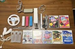 Wii 본체와 게임 소프트 세트