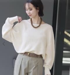 JOURNAL STANDARD relume - ネパール産　ゆるかわニット♡  ホワイト　新品 JOURNAL STANDARD relume 畔リネンニュアンスプルオーバー - メルカリ