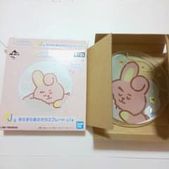 BT21 COOKY 유리 플레이트 쁘띠 캔