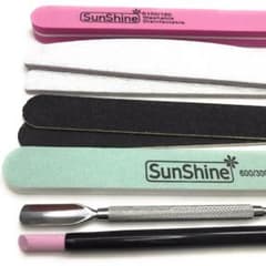 ネイルケアセット ネイルファイル バッファー メタルプッシャー