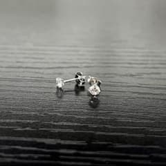 AVALANCHE アバランチ 14Kホワイトゴールド スタッズ ピアス 3mm