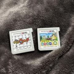 送料込‼️3DSカセット 妖怪ウォッチ & とびだせ どうぶつの森 2本セットのサムネイル