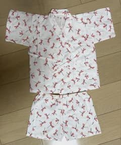 トンボ柄 ベビー甚平 上下セットのサムネイル