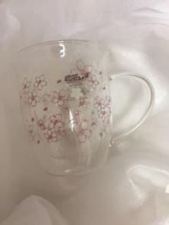 アフタヌーンティー　耐熱ダブルグラス　桜のサムネイル