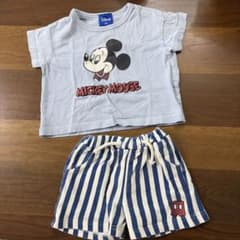 ミッキーマウス Tシャツとショートパンツセットアップのサムネイル