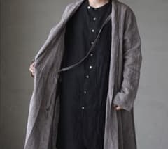 Vlas Blomme リネン ロープロングコート Fサイズ - メルカリ