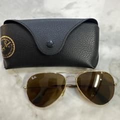 Ray-Ban アビエイター サングラス ブラウンレンズのサムネイル
