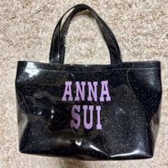 ANNA SUI トートバッグ ブラック ラメ入りのサムネイル
