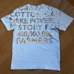 ☆美品☆キャサリンハムネット ゴールド文字 Tシャツ/Ｍサイズのサムネイル