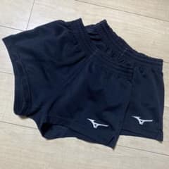 Mizuno 黒 ゲームパンツ 2枚組 Sサイズのサムネイル