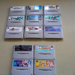スーパーファミコンソフトセット【ジャンク】 動作確認済+未確認 説明