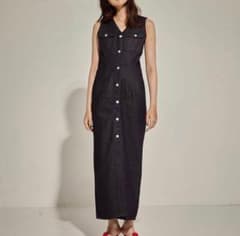 LADY DENIM N/S ONEPIECE/デニムワンピース - メルカリ