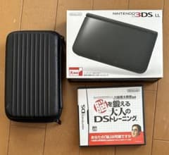 超美品！Nintendo 3DS LL 本体 ブラック ソフト付き