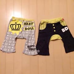 ベビドパンツ2枚セット80のサムネイル