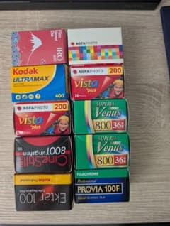 35mmフィルムセット AGFAPHOTO Kodak Fujifilmのサムネイル