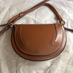 Zara キャンバスステッチ クロスボディバッグのサムネイル