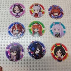 ウマ娘 まんまる焼き シール　まとめ　9枚のサムネイル