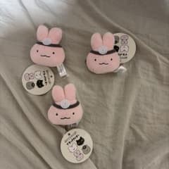 新品 マスコットミラー ホワイトタイガーとブラックタイガー うさぎ先生 3個