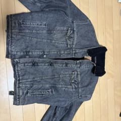 リーバイスデニムジャケット黒 サイズLのサムネイル