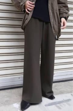 ♡美品♡APSTUDIO エラスティックパンツ 34　ブラウン AP STUDIOエラスティックパンツ 34 ブラウン - メルカリ