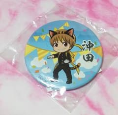 銀魂】沖田総悟 ナンジャタウン応援団 新規描き下ろし缶バッジ 3年Z