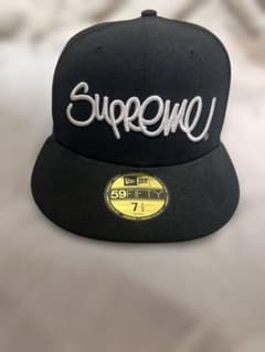 Supreme 59FIFTY ブラックキャップ 7 1/2のサムネイル