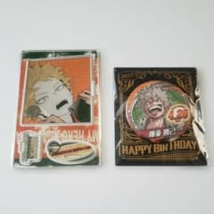 ヒロアカ バースデー缶バッジ 名場面ジオラマフィギュア 2022 爆豪勝己