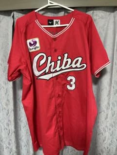 川*士様 千葉ロッテマリーンズ 角中勝也 ユニフォームOサイズ - メルカリ
