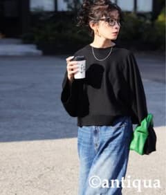 Antiqua ショート丈ニットのサムネイル