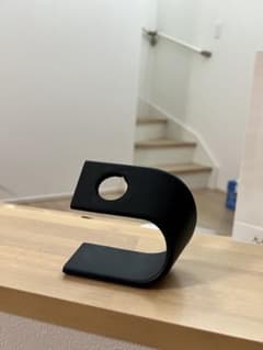 スマートウォッチ用 S字型スタンド 黒のサムネイル