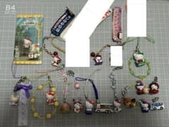 ハローキティ 根付け まとめ売り びっくりドンキー 野口英世 水戸黄門