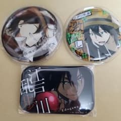 即決可能 文豪ストレイドッグス 江戸川乱歩 缶バッジ 3点セット 文スト